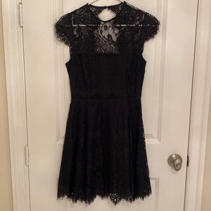 BB Dakota Black Lace Fit and Flare Dress. Size 2. No Damage.